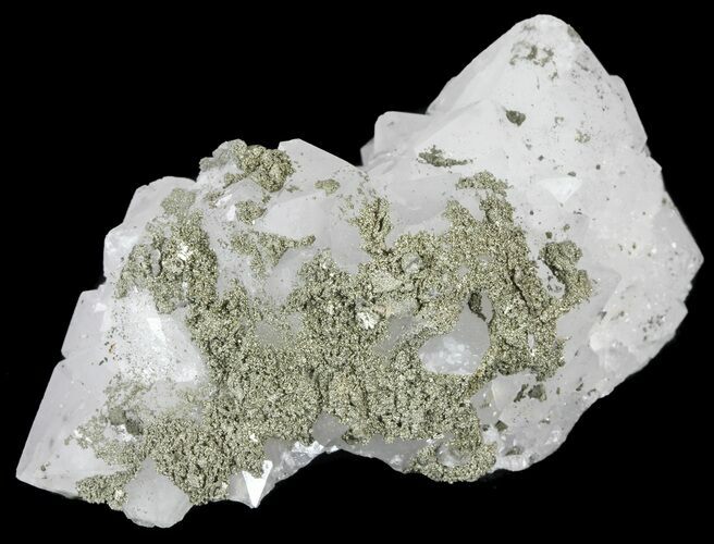 Quartz and Pyrite Crystal Association - Morocco #61417